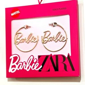 Barbie x Zara Exclusive Gold Plated Hoops